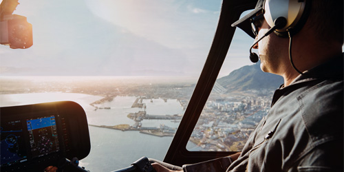 RANGR-IQ ADS-B IN + TCAS II Fusion for rotorcraft and fixed-wing aircraft.