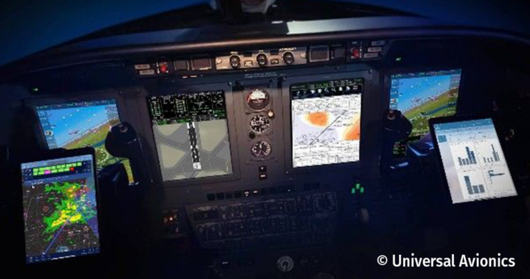 Universal Avionics InSight Flight Integrated with FreeFlight Systems' RANGR-IQ ADS-B